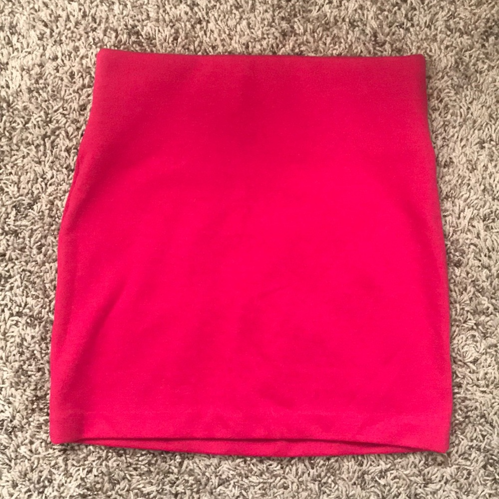 BCBGeneration Pink Raspberry Mini Skirt